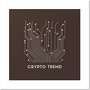 Crypto Trend T Shirt Posters and Art